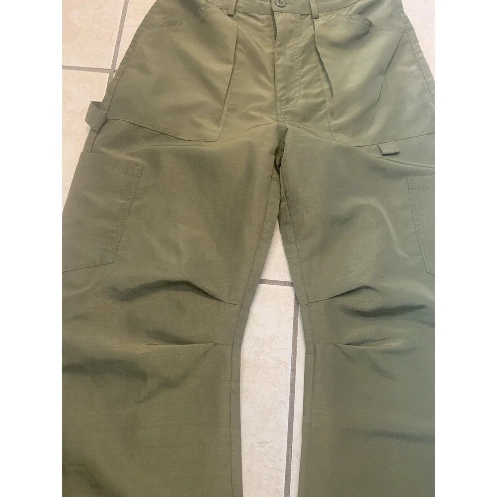lioness miami vice pants Army Green S NWOT fall casual cargo low rise $98 y2k - Picture 6 of 9